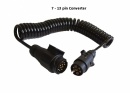 3 metre Trailer Extension Cable/Converter 7 Pin Plug / 13 Pin Plug (2997)